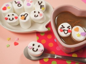 バレンタインに♪マシュマロほっとチョコ♪
